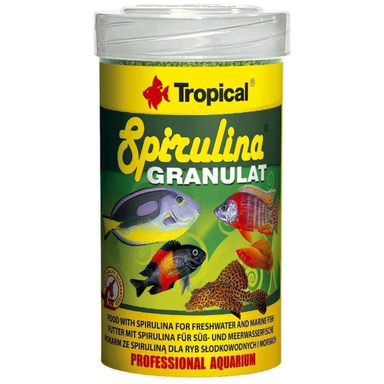 Tropical Spirulina Granulat 100ml - 44g pokarm dla ryb