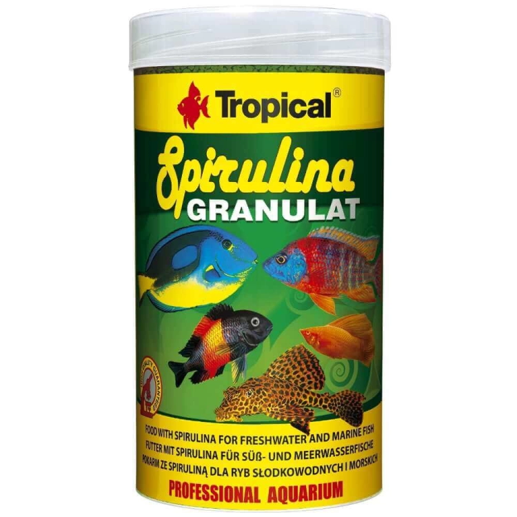 Tropical Spirulina Granulat 250ml - 110g pokarm dla ryb