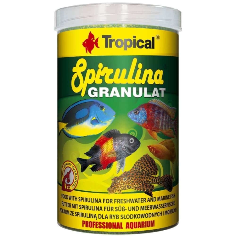 Tropical Spirulina Granulat 1000ml - 440g pokarm dla ryb