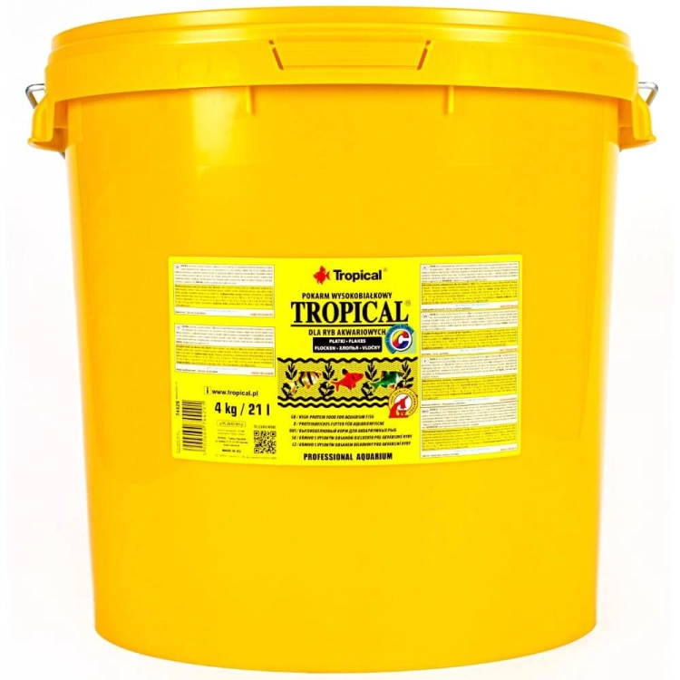 Tropical 21L - 4kg Podstawowy pokarm wysoko-białkowy