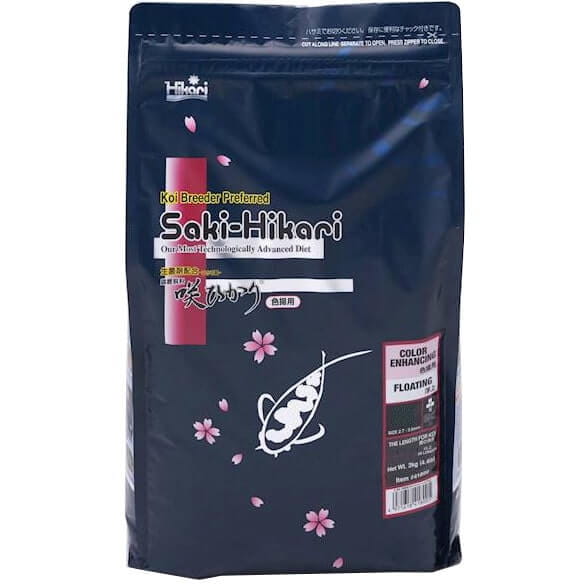 Hikari Saki Color Floating S 2kg Pokarm dla koi - wzmacnia wybarwienie