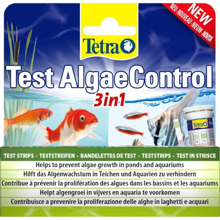 Tetra AlgaeControl 3w1 Test PO4 NO3 KH do oczka wodnego