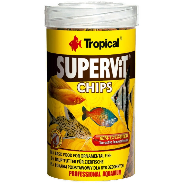 Tropical Supervit Chips 100ml - 52g Pokarm dla ryb
