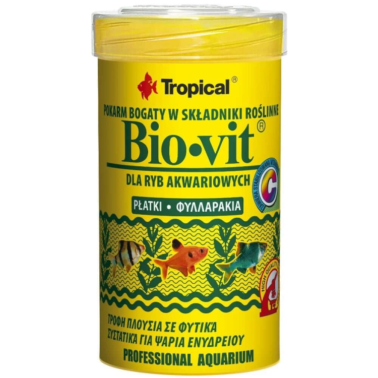 Tropical Bio-Vit 100ml - 20g Pokarm roślinny dla ryb