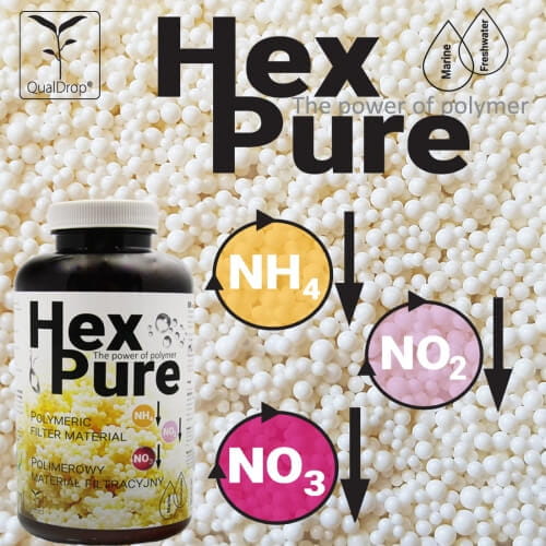 Qualdrop Hexpure 300ml wkład usuwa NO2 NO3 NH4