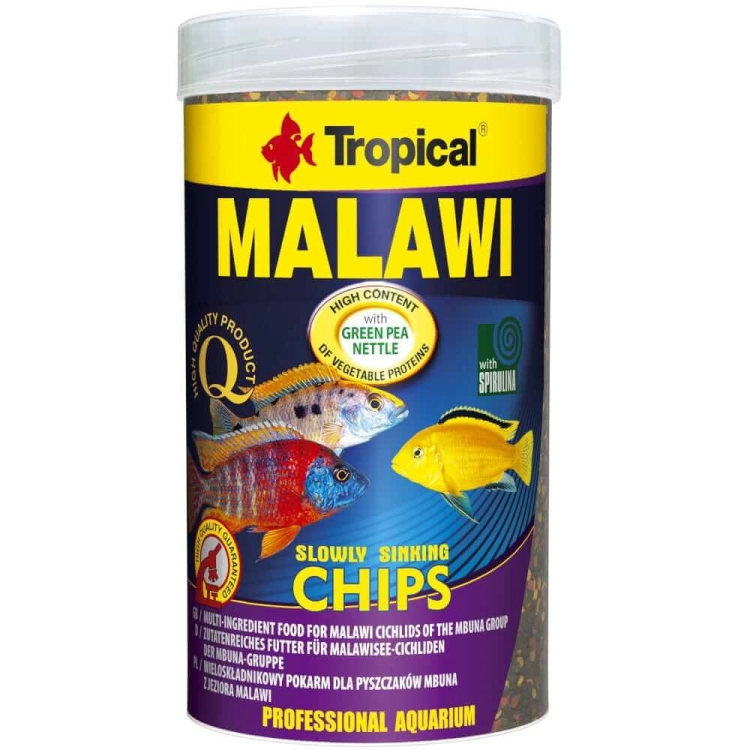 Tropical Malawi Chips 250ml - 130g Dla pielęgnic