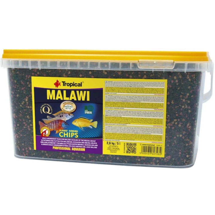 Tropical Malawi Chips 5L - 2,6kg dla pielęgnic
