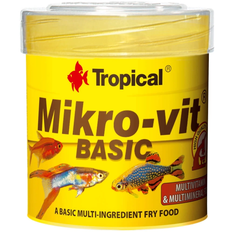 Tropical Mikro-Vit Basic 50ml - Pokarm dla narybku