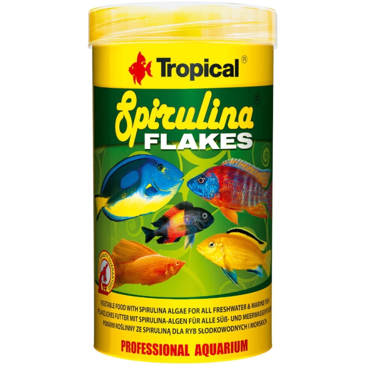 Tropical Spirulina Flakes 250ml - 50g Pokarm dla ryb