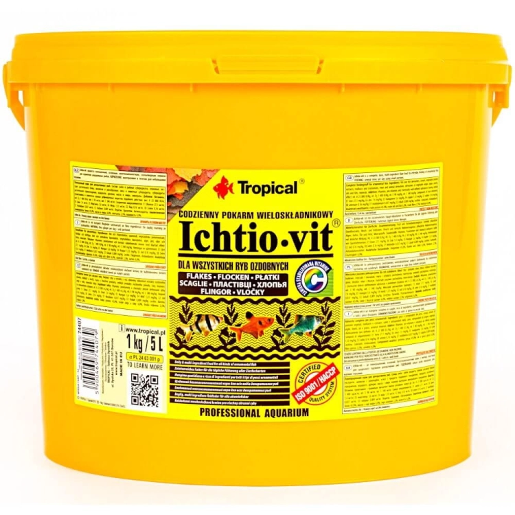 Tropical Ichtio-Vit 5L - 1kg Pokarm dla ryb