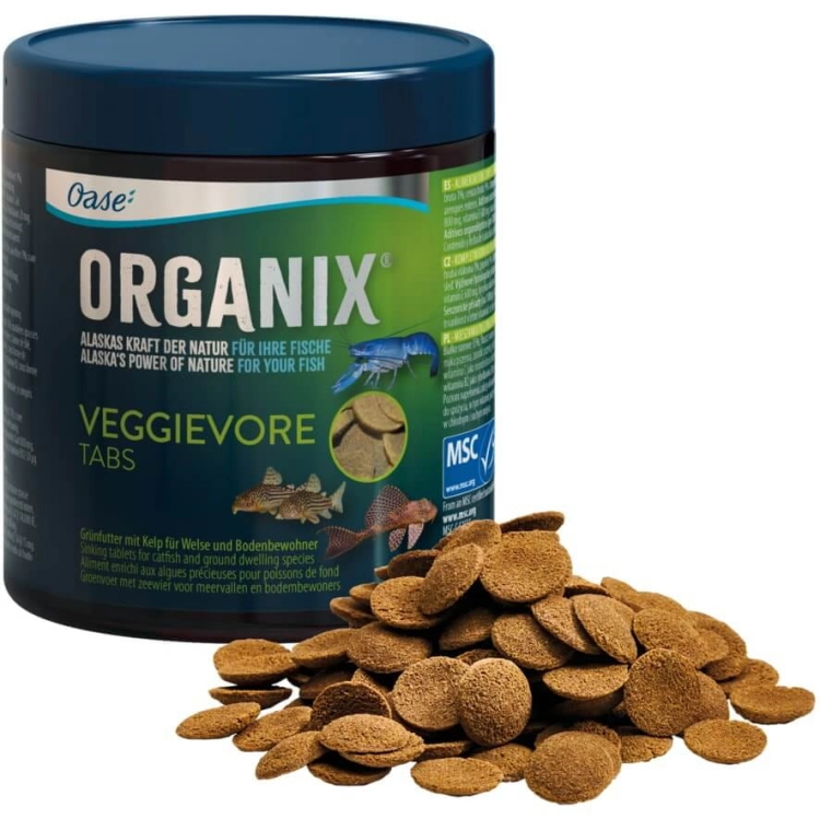Oase Organix Veggie Tabs 550ml - 250g Pokarm dla ryb