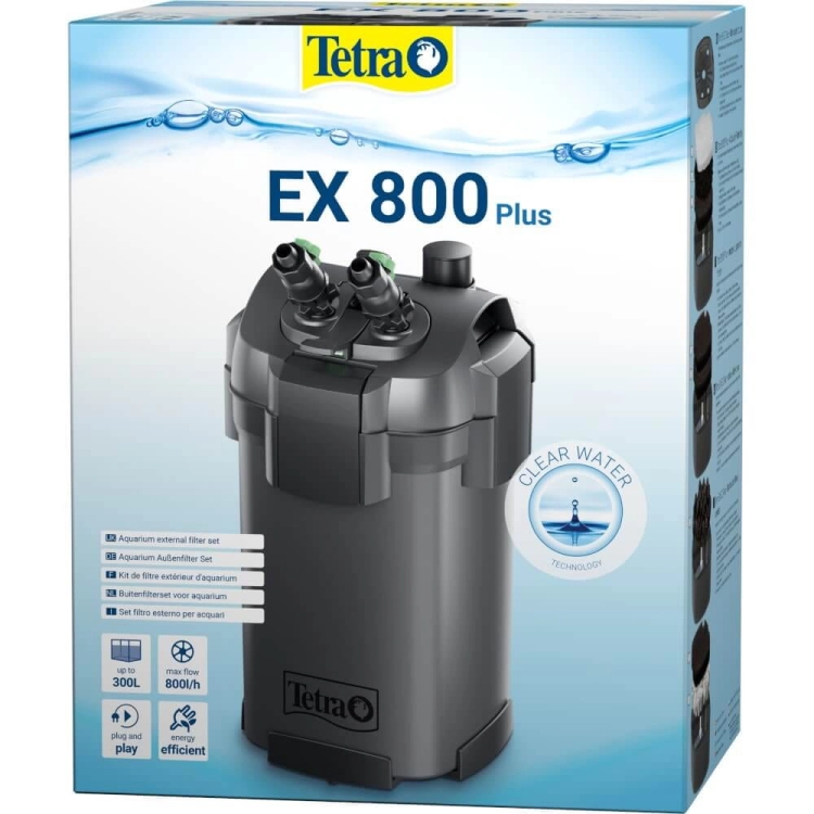 Tetra EX-800 Plus filtr zewnętrzny do akwarium do 300l + gratisy