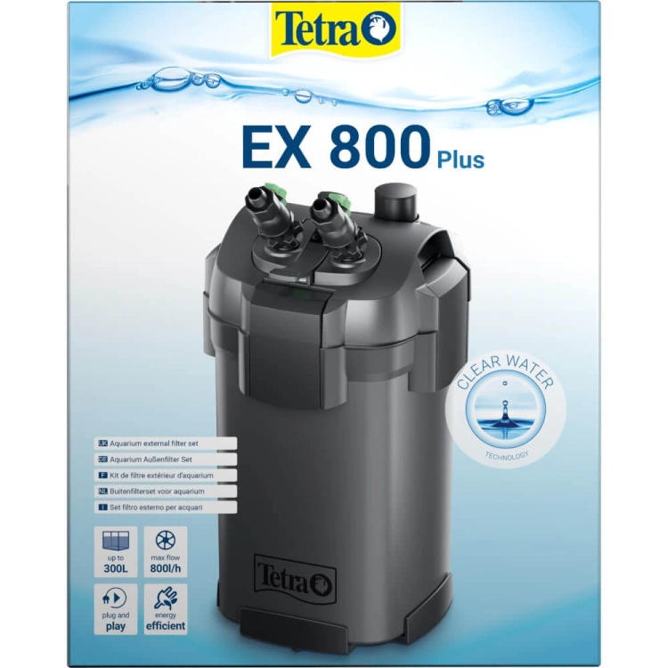 Tetra EX-800 Plus filtr zewnętrzny do akwarium do 300l + gratisy