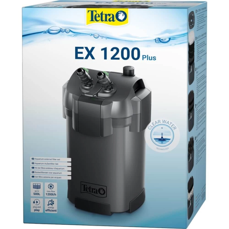 Tetra EX-1200 Plus filtr zewnętrzny do akwarium do 500l + gratisy