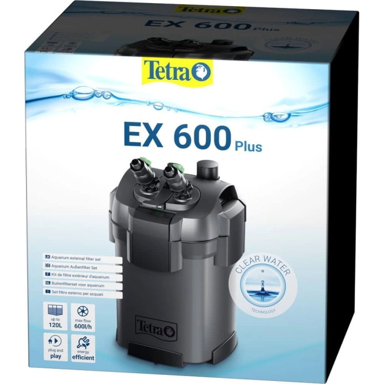 Tetra EX-600 Plus filtr zewnętrzny do akwarium do 120l + gratisy
