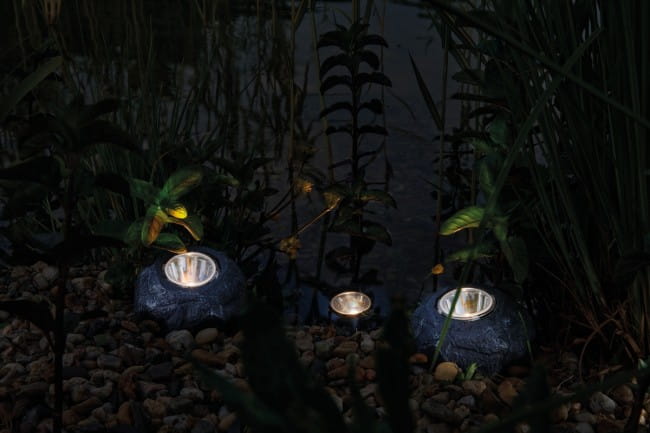 Pontec PondoStar Rocklight Set 3 Oświetlenie LED do oczka 3x1W + gratisy