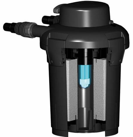 Pontec PondoPress 5000 Zestaw do oczka filtr ciśnieniowy UVC + pompa + wąż
