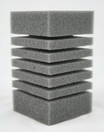 Mitoja Gąbka filtracyjna wkład gęsta szara KW 12x7cm