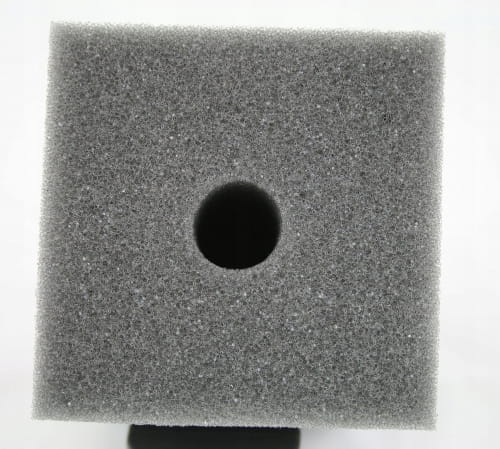 Mitoja Gąbka filtracyjna wkład gęsta szara KW 12x7cm