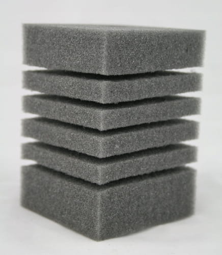 Mitoja Gąbka filtracyjna wkład gęsta szara KW 12x5cm