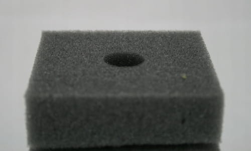 Mitoja Gąbka filtracyjna wkład gęsta szara KW 12x5cm