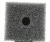 Mitoja Gąbka filtracyjna wkład czarna KW 15x10cm