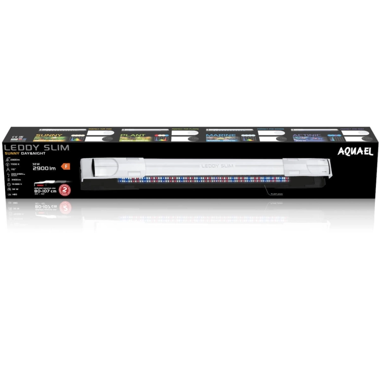 Aquael Leddy Slim Sunny Day&Night 32W biała belka LED 80-100cm