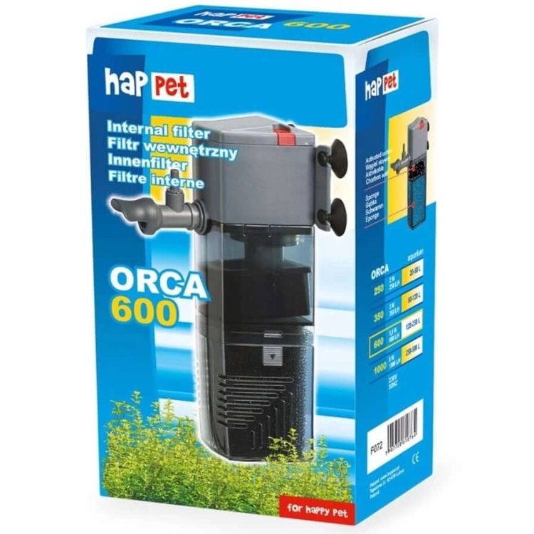Happet Orca 600 Filtr wewnętrzny do akwarium 120-250L