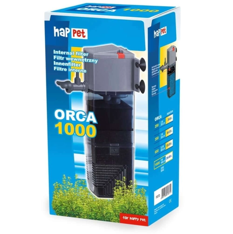 Happet Orca 1000 Filtr wewnętrzny do akwarium 250-500L