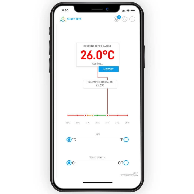 Reef Factory Thermo Control - Monitor i sterownik temperatury WiFi