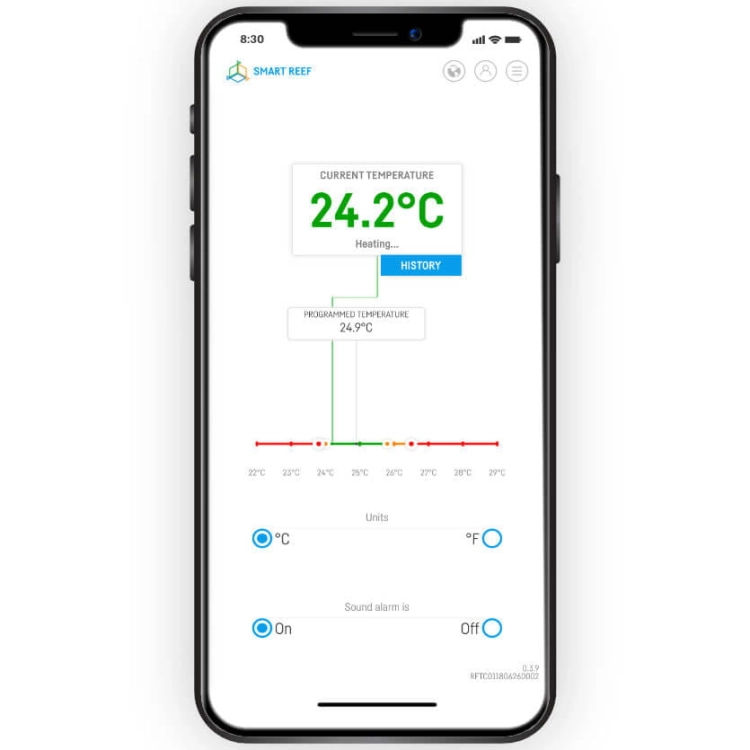 Reef Factory Thermo Control - Monitor i sterownik temperatury WiFi