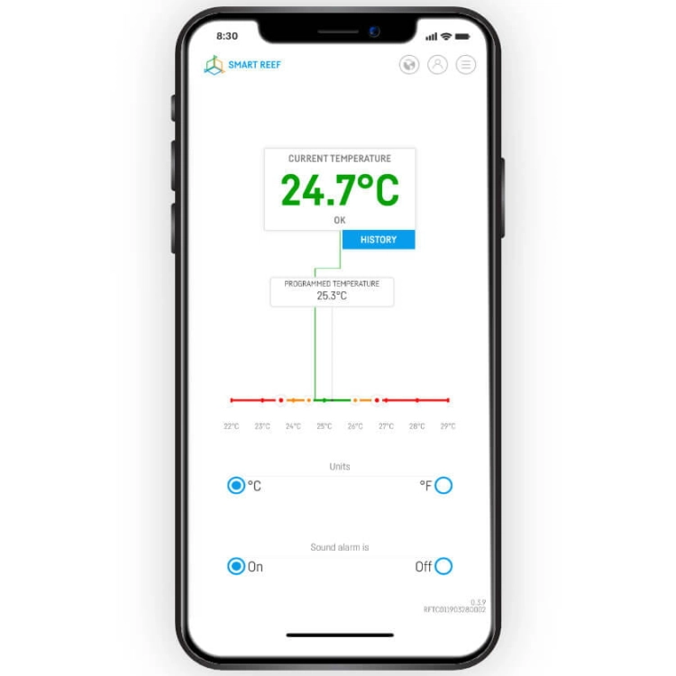 Reef Factory Thermo Control - Monitor i sterownik temperatury WiFi