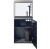 Fluval Siena 160 Akwarium zestaw LED czarny