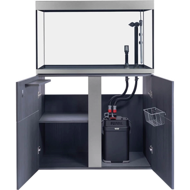 Fluval Siena 270 Akwarium zestaw LED grafitowy