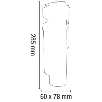 Sicce Shark ADV 800 - Filtr wewnętrzny do akwarium 130-200L