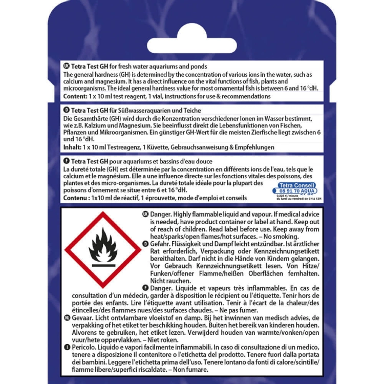 Tetra Test GH - na twardość ogólną