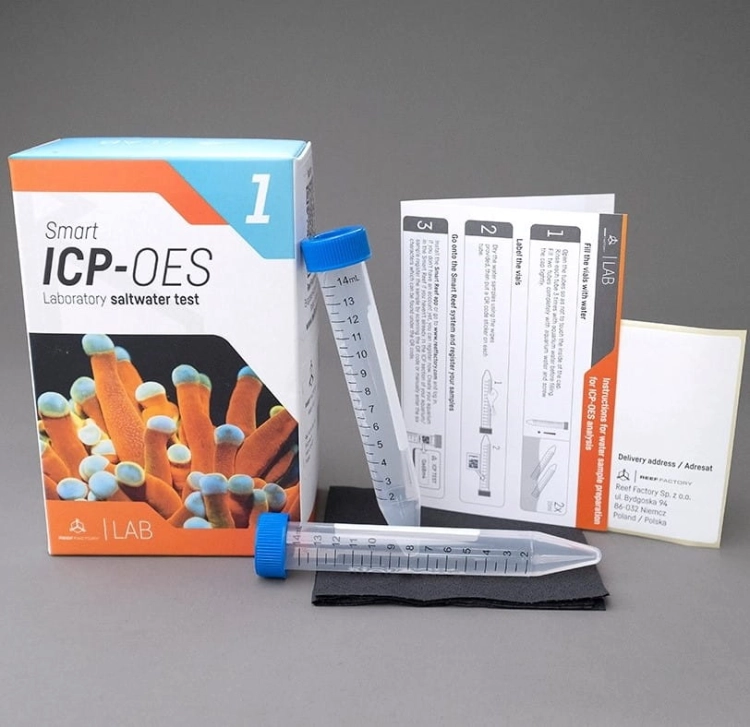 Reef Factory Smart ICP-OES 1 - Test ICP woda morska