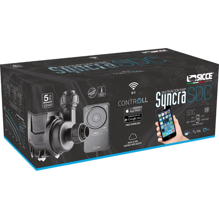 Sicce Syncra SDC Pompa 9.0 - 4000-9000l/h - WiFi
