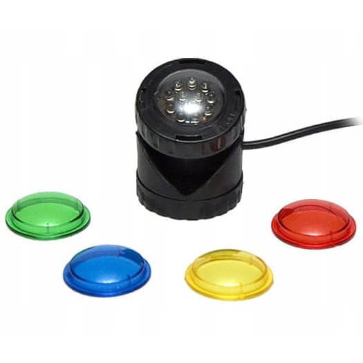 AQUA NOVA OŚWIETLENIE LED DO OCZKA 3 SZT + CZUJNIK ZMIERZCHU