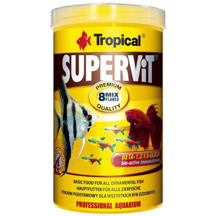 TROPICAL SUPERVIT 1000ml - 200g pokarm PREMIUM DLA RYB