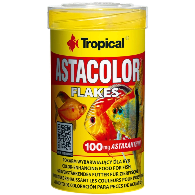 Tropical Astacolor 100ml - 20g Pokarm wybarwiający dla paletek