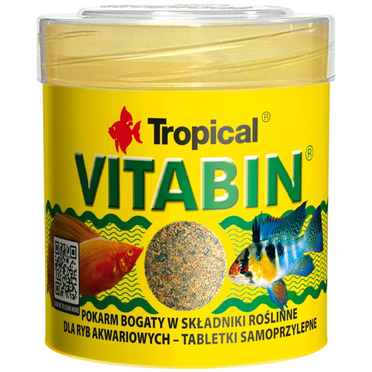 Tropical Vitabin Roślinny 50ml - 36g Pokarm tabletki