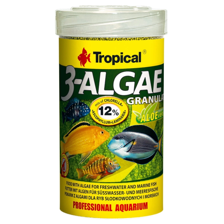 Tropical 3-Algae Granulat 100ml - 44g Pokarm roślinny