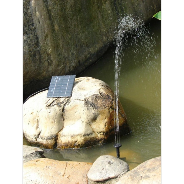 Solarna pompa fontannowa 180l/h do oczka 4 dysze + gratisy