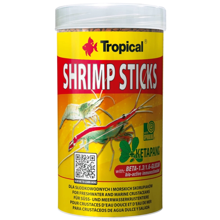 Tropical Shrimp Sticks 250ml - 138g Pokarm dla krewetek