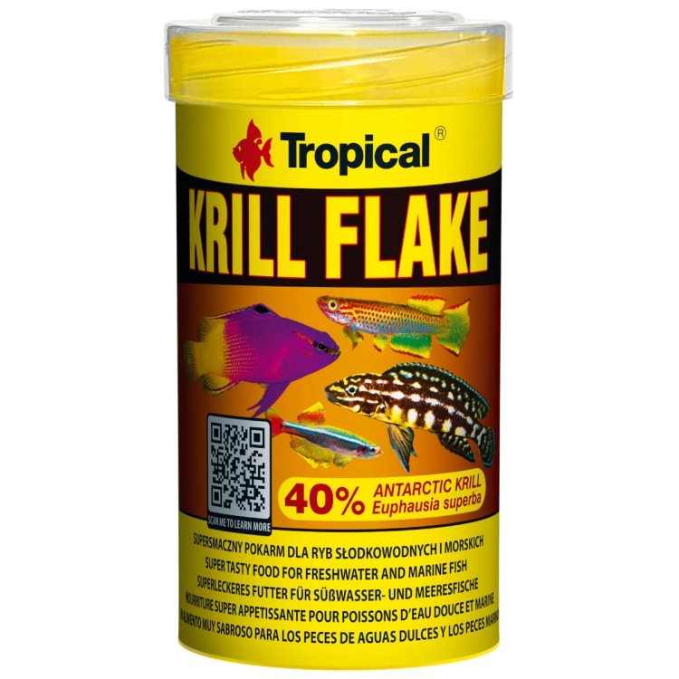 Tropical Krill Flake 100ml - 20g Pokarm dla ryb z krylem