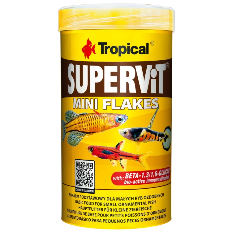 Tropical Supervit Mini Flakes 250ml - 110g Drobny pokarm dla ryb