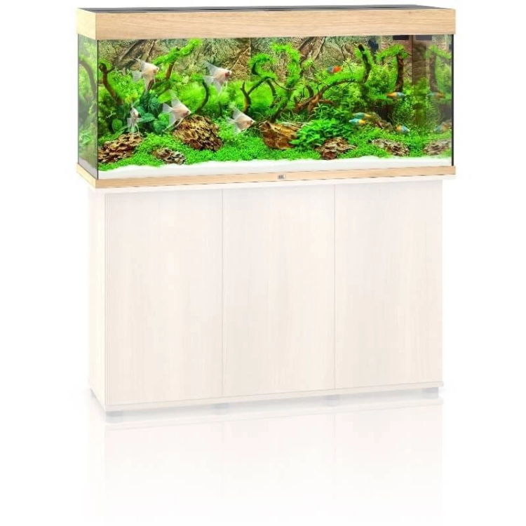 Juwel Rio 240 Helialux Spectrum zestaw akwarium jasne drewno