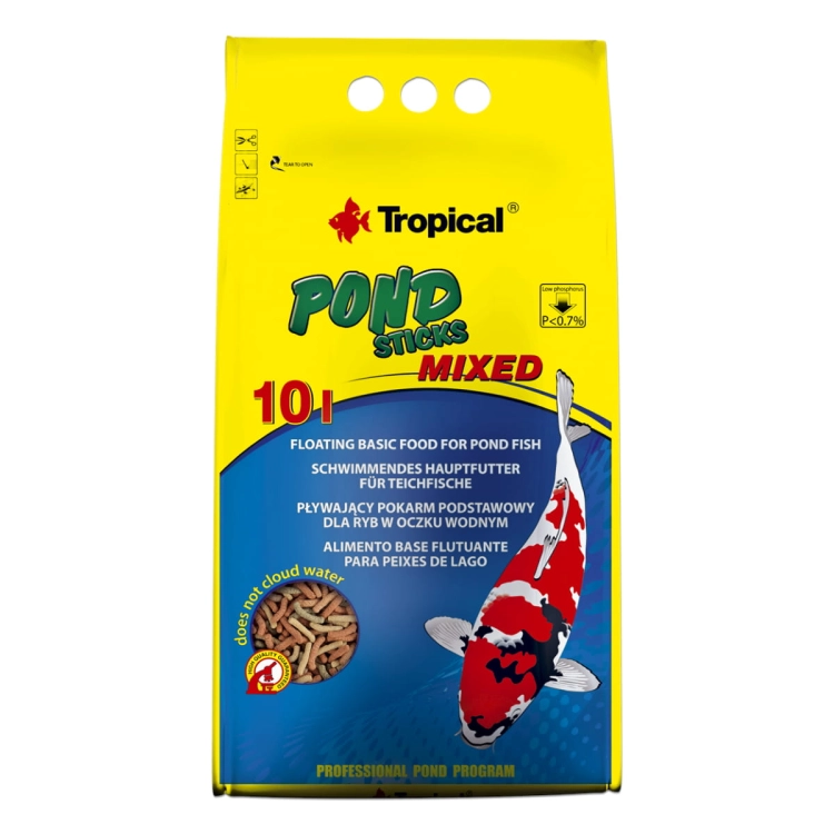 Tropical Pond Sticks Mixed 10L - 800g Pokarm dla ryb