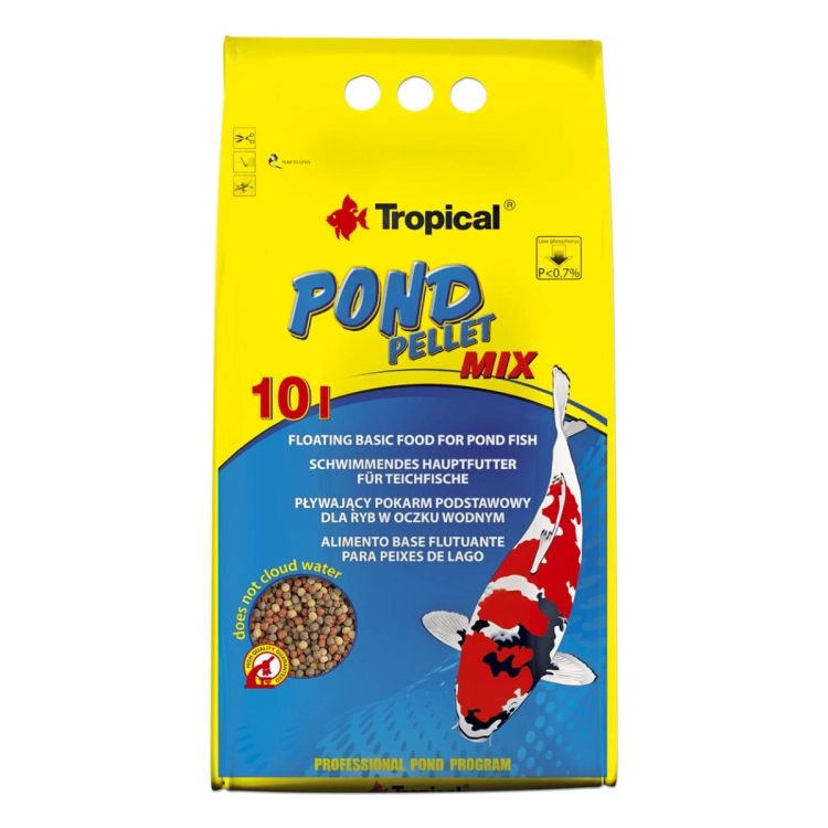Tropical Pond Pellet Mix 10L - 1300g Pokarm dla ryb oczko wodne